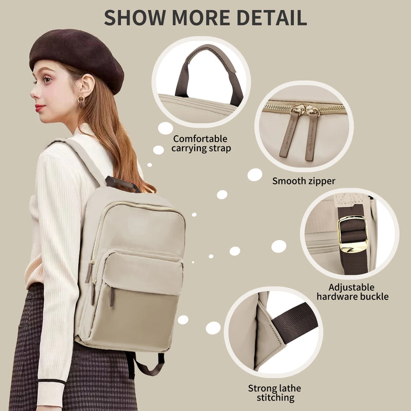 Mochila Grande de Alta Capacidade para Mulheres – Ideal para Viagem, Trabalho e Escola