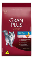 Ração Gran Plus Castrados para Gatos Adultos, diversos sabores