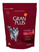 Ração Gran Plus Castrados para Gatos Adultos, diversos sabores