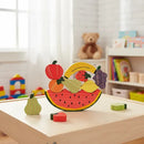 Melancia De Madeira Com Frutas Brinquedo Educativo