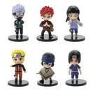 Naruto Shippuden Figura Anime para Crianças, Hinata, Sasuke, Itachi, Kakashi, Gaara, Figura Anime, Figuras de PVC, Brinquedos, Bonecas, Presente Quente, Conjunto de 12Pc