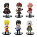 Naruto Shippuden Figura Anime para Crianças, Hinata, Sasuke, Itachi, Kakashi, Gaara, Figura Anime, Figuras de PVC, Brinquedos, Bonecas, Presente Quente, Conjunto de 12Pc