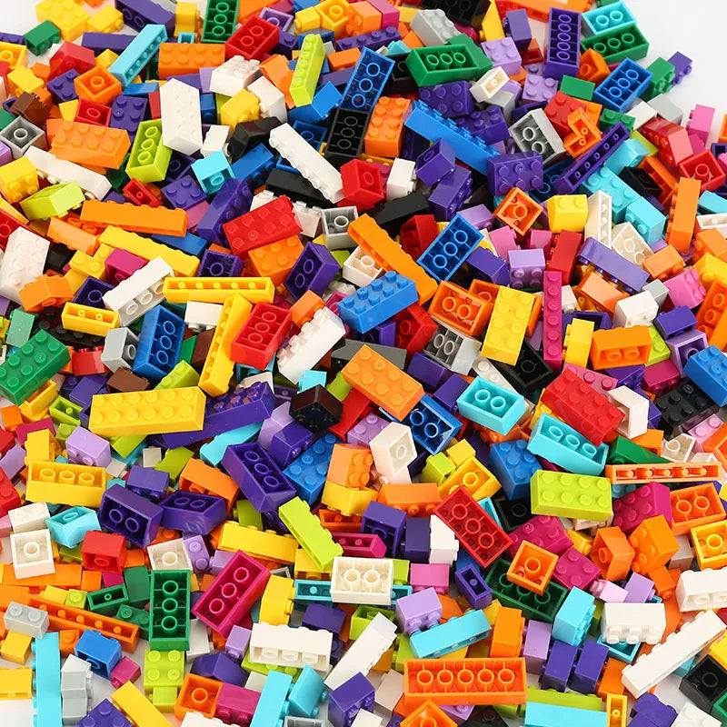 Blocos de construção de cidade, 1000 peças, diy, tijolos criativos, figuras de modelo em massa, brinquedos educativos para crianças, compatíveis com todas as marcas, imperdível