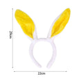 Tiara com Orelhas de Coelho – Acessório Divertido para Fantasias de Páscoa, Cosplay e Festas