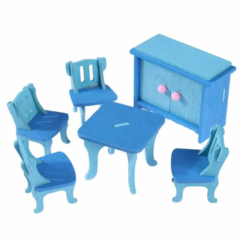 Brinquedos de móveis de casa, banho, para bonecas,  madeira, presentes de aniversário / Natal