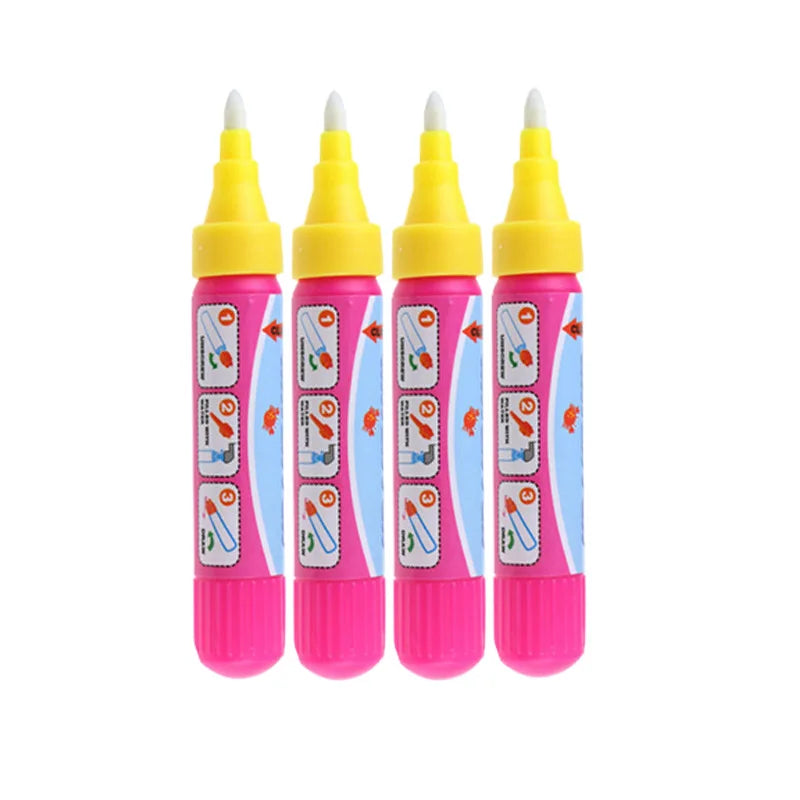 Caneta Mágica para Tapete de Desenho - Ferramenta de Substituição para Brinquedos Educativos, Caneta para Pintura e Escrita no Tapete de Água para Crianças