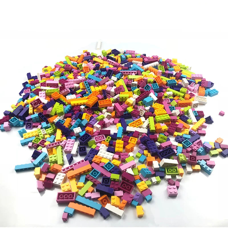 Blocos de construção de cidade, 1000 peças, diy, tijolos criativos, figuras de modelo em massa, brinquedos educativos para crianças, compatíveis com todas as marcas, imperdível