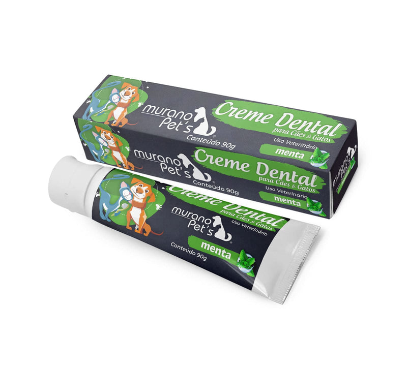 Creme Dental M. Pet's Sabor Menta para cães e gatos - 90g