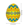 Ovo Gigante Inflável de Páscoa – Decoração de PVC, 35x27cm, Para Jardim, Quintal e Festas
