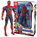 Brinquedos Action Figure para Crianças, Anime Marvel Figures, Homem-Aranha, Hulk, Iron Man, Cartoon Kids Toy, Presente de Natal, Glow Doll Hobbies, 17 cm