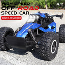 Carro RC com luz LED para crianças, modelo 2.4G, 2WD Off-Road, controle remoto, veículo de escalada, carros ao ar livre, brinquedos / presentes, novo, 1:16, 1:20