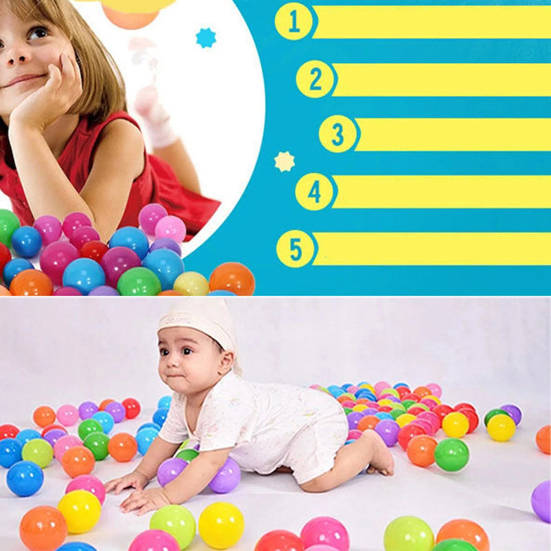 Bola de ar anti-stress para crianças, esportes ao ar livre, ecológica, piscina aquática, ondas do mar, brinquedos engraçados para crianças, 5,5 cm, 50 peças, 100 peças