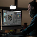 Mini Ring Light LED Recarregável – 3 Níveis de Luz para Selfie, Celular e PC