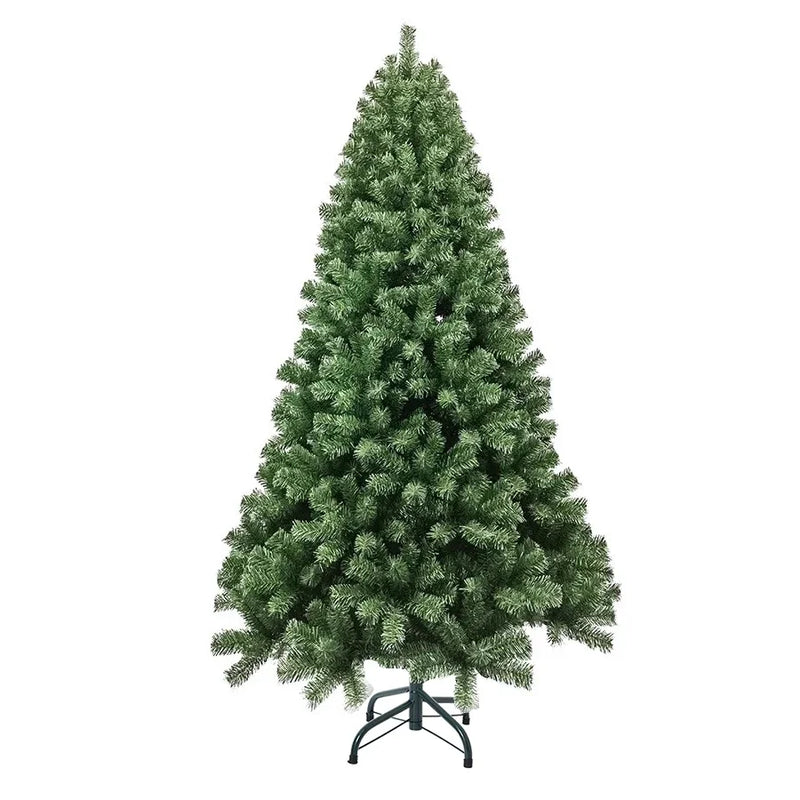 Árvore de Natal Natural 2,10m - 1200 Ramos Gigantes com Base de Ferro