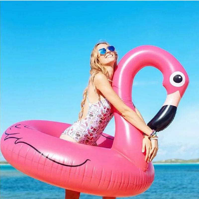Boia Inflável Flamingo Rooxin – Diversão na Piscina ou Praia