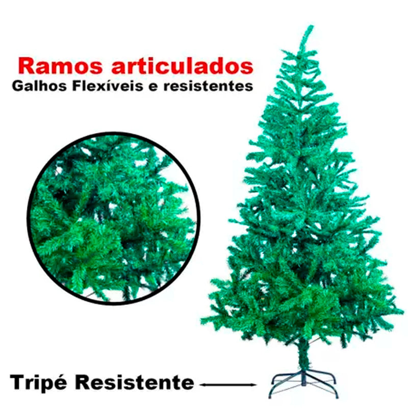 Árvore de Natal Premium - Pinheiro Verde 1,80m