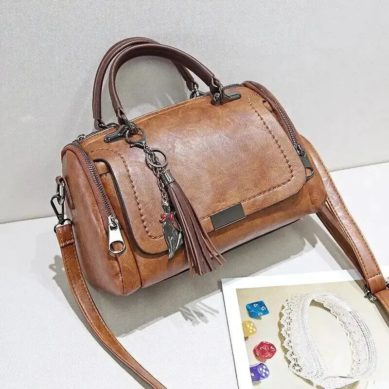 Bolsa de Ombro de Grande Capacidade Feminina, Fashion Com Alça Removível