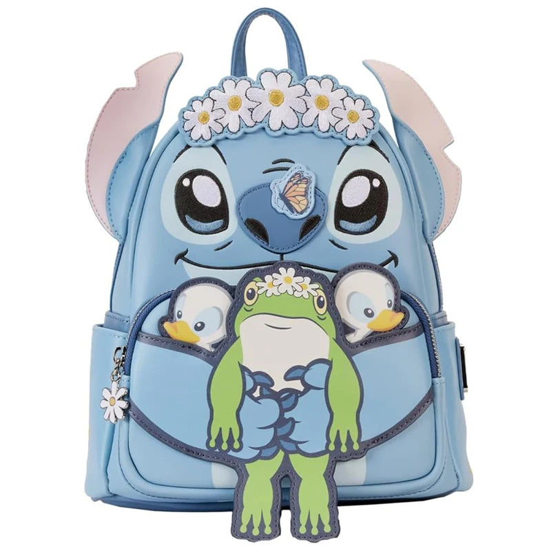 Beauty and The Beast Belle Lenticular Mini Backpack Villains Evil Queen Apple Womens Double Strap Shoulder Bag Purse
