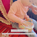 Pop bolsa de silicone sensorial push pop bolha saco crossbody antiestresse brinquedos reliver autismo bolsa moeda para crianças