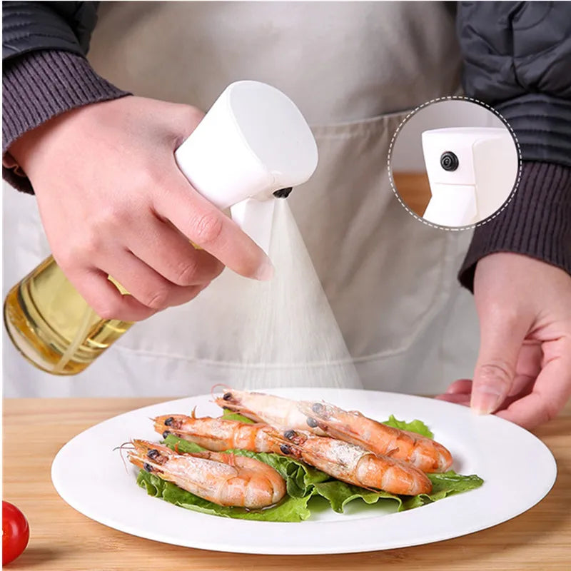 Garrafa de óleo spray para cozinha, dispensador de azeite, cozinha, cozimento, 200ml, 300ml