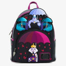 Beauty and The Beast Belle Lenticular Mini Backpack Villains Evil Queen Apple Womens Double Strap Shoulder Bag Purse