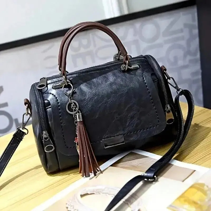 Bolsa de Ombro de Grande Capacidade Feminina, Fashion Com Alça Removível