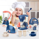 Mini Eletrodomésticos Brinquedos de Cozinha, Pretend Play Set, Cafeteira, Misturador Liquidificador e Torradeira para Crianças, Meninos e Meninas Presentes