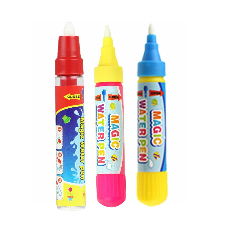 Caneta Mágica para Tapete de Desenho - Ferramenta de Substituição para Brinquedos Educativos, Caneta para Pintura e Escrita no Tapete de Água para Crianças