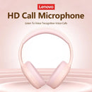 Lenovo TH30 - Fones de ouvido sem fio com microfone, Bluetooth 5.3, fones de ouvido, música, 250mAh