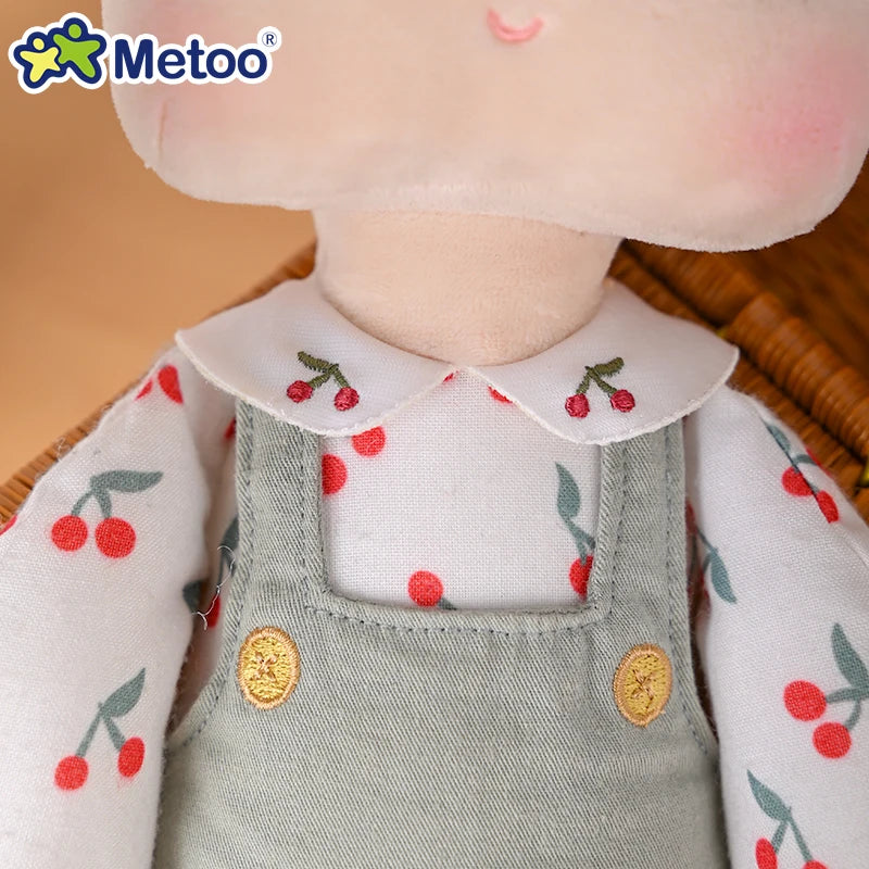 Metoo original 34cm, angela bonecas macio bonito coelho brinquedo de pelúcia chupeta crianças bonecas meninas brinquedos das crianças presente brinquedos