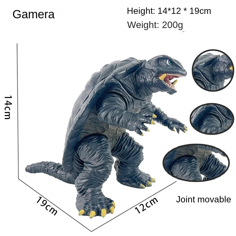 Boneca modelo Godzilla X Kong, figura de anime action, novas cores, cola suave monstro, titã, brinquedos ornamentados, 23cm