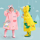 Capa de chuva infantil de EVA, capa de chuva à prova d'água para meninos e meninas, jardim de infância, escola primária