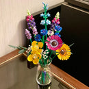 Buquê de Flores Silvestres Blocos de Construção, Decoração de Plantas Criativa Home Desk, Montar Brinquedos, Presente para Menina, Compatível 10313, 939Pcs