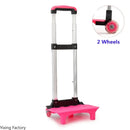 Estrutura de Rodinhas para Mochila Escolar Infantil com Alça Expandível