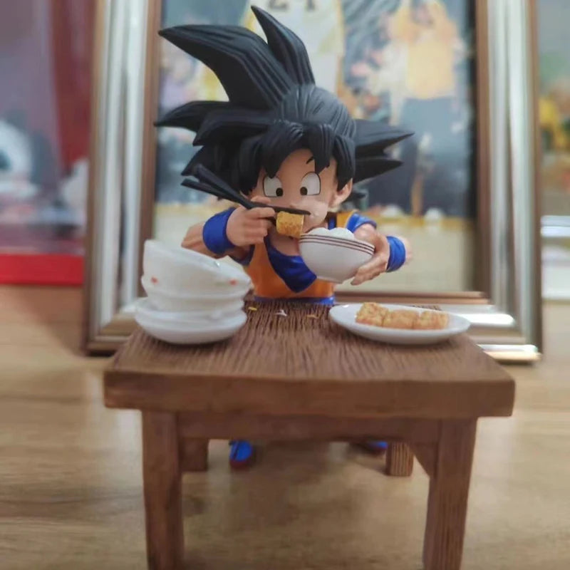 Figura infantil de Dragon Ball Z Vegeta, Son Goku, 8cm, figuras de PVC, brinquedos modelo de coleção, presentes de Natal