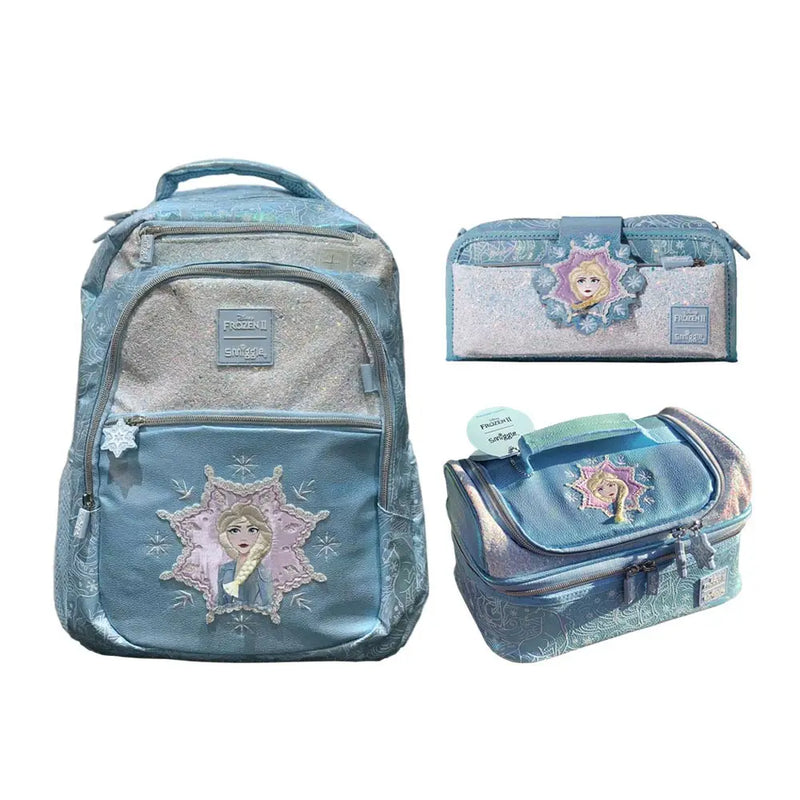 Mochila Escolar Infantil Disney A Pequena Sereia com Rodinhas