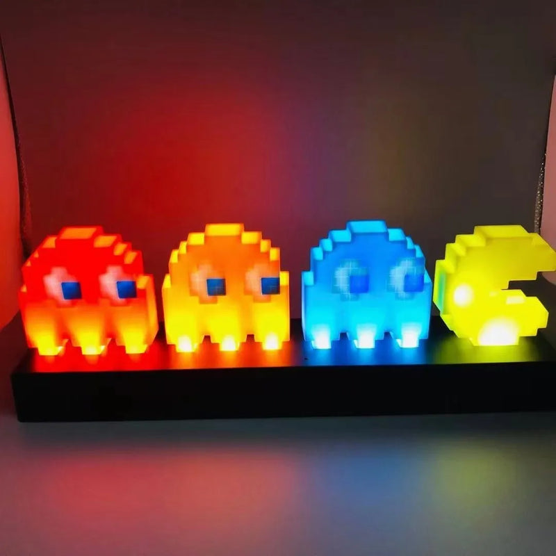 Super Mario Bros LED Night Light para crianças, ponto de interrogação, brinquedo do jogo, lâmpada de mesa, carregamento USB, presente de aniversário para crianças