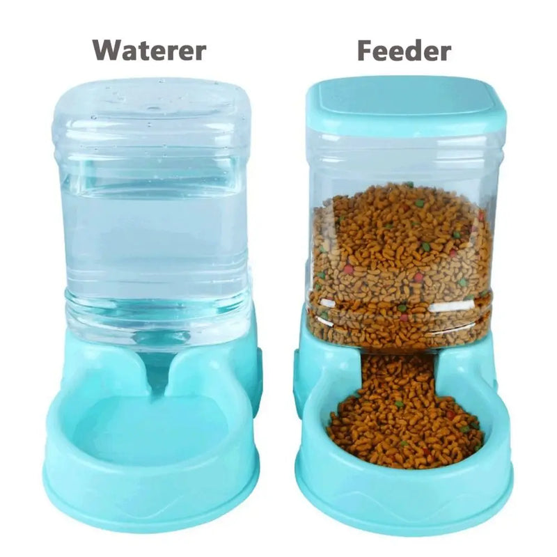 Comedouro e Bebedouro Automático para Pets – 3.8L, Material PP, Ideal para Gatos e Cães