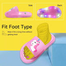 Chinelos de desenhos animados para meninos e meninas, sapatos com estampas de animais, moda