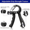 Fortalecedor de mão GRIP ajustável com antebraço de pulso e mão, treinador de musculação, 5-60kg