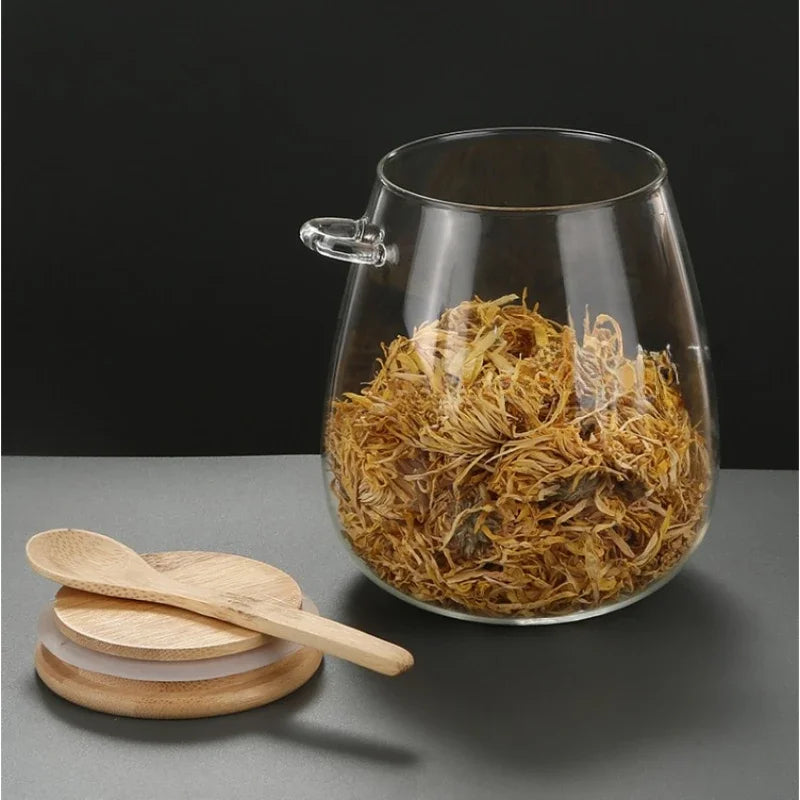 Recipientes para armazenar alimentos, Potes de armazenamento, Frasco de vidro com tampa , Recipiente selado, Cozinha