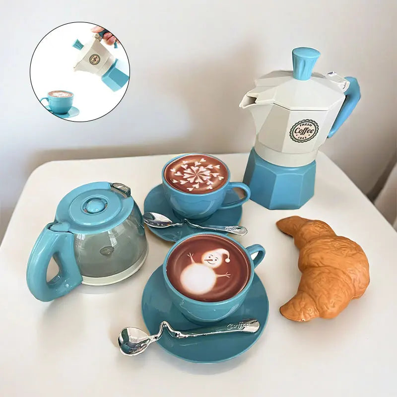 Simulação Jogo de Café Infantil, Louça Play House, Cozinha ao ar livre, DIY Jogo de Chá da Tarde, Brinquedo Presente para Crianças, 4 peças, 11 peças
