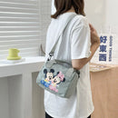 Disney - Bolsa de Ombro do Mickey e Minnie para homens e mulheres, Minnie Mouse, Bolsa Mensageiro, Moda