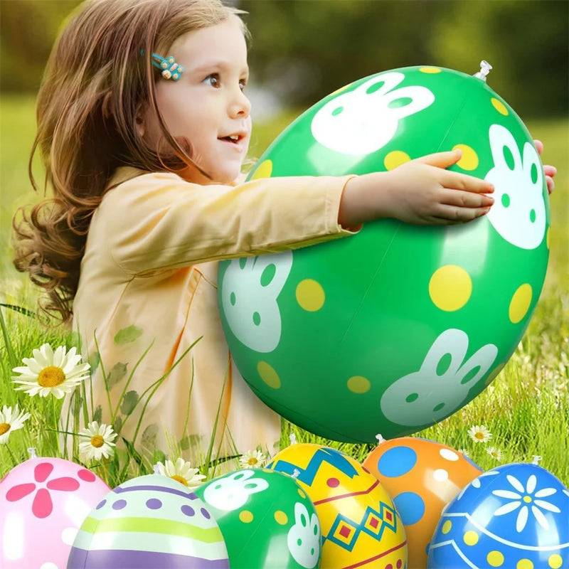 Ovo Gigante Inflável de Páscoa – Decoração de PVC, 35x27cm, Para Jardim, Quintal e Festas