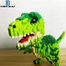 Knew-Micro Mini Building Blocks Puzzle Brinquedos, Modelo de Dinossauro, Tyrannosaurus Rex, Modelos Velocira, Presentes Perfeitos, Decoração Desktop