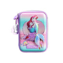 Mochila Escolar Infantil Disney A Pequena Sereia com Rodinhas