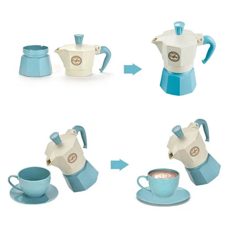 Simulação Jogo de Café Infantil, Louça Play House, Cozinha ao ar livre, DIY Jogo de Chá da Tarde, Brinquedo Presente para Crianças, 4 peças, 11 peças
