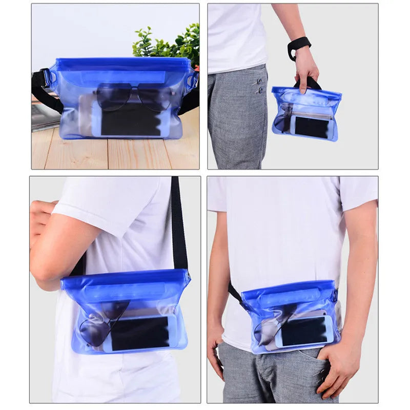 Saco impermeável de PVC para mergulho, bolsa para mergulho, protetor de  telefone móvel, para uso ao ar livre, praia, mergulho
