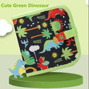 Quadro Mágico Infantil para Desenho – Livro Educativo com 6 Páginas Reutilizáveis e Canetas de Giz à Base de Água