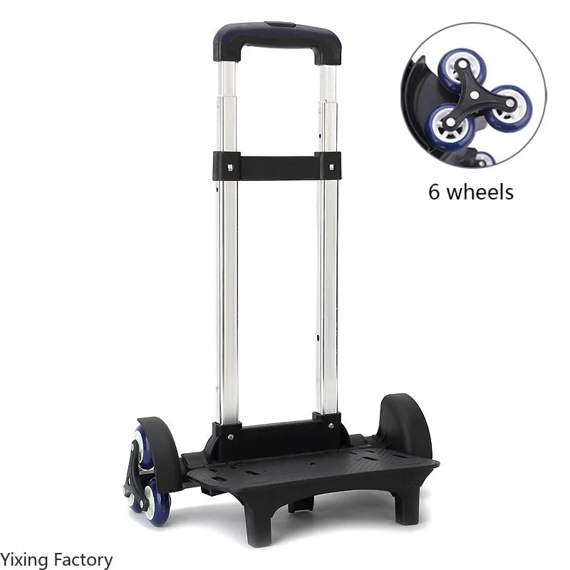 Estrutura de Rodinhas para Mochila Escolar Infantil com Alça Expandível